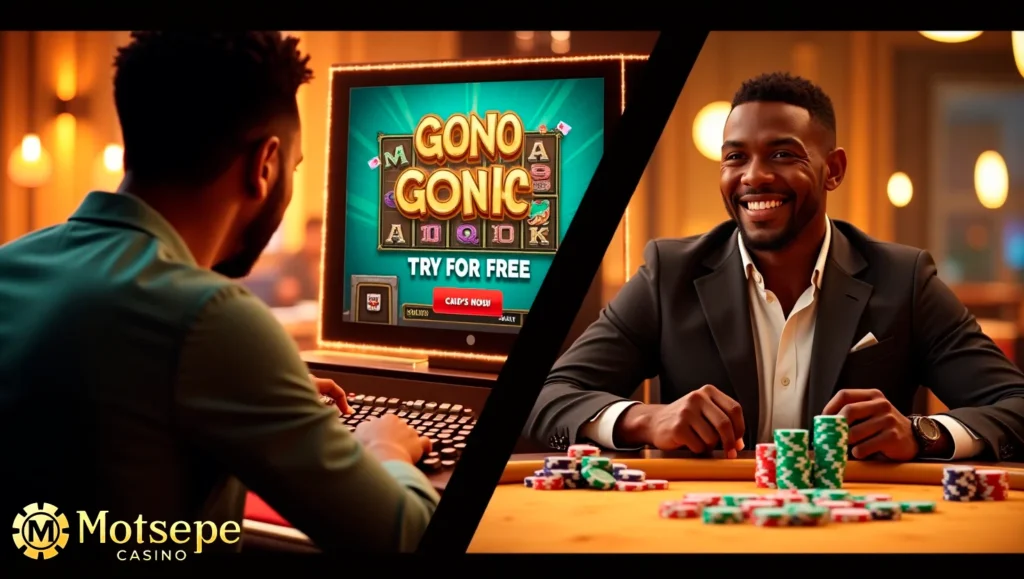 Motsepe Casino Free vs Real Money